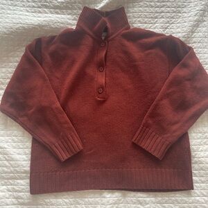 Aritzia/Wilfred Free merino wool polo sweater